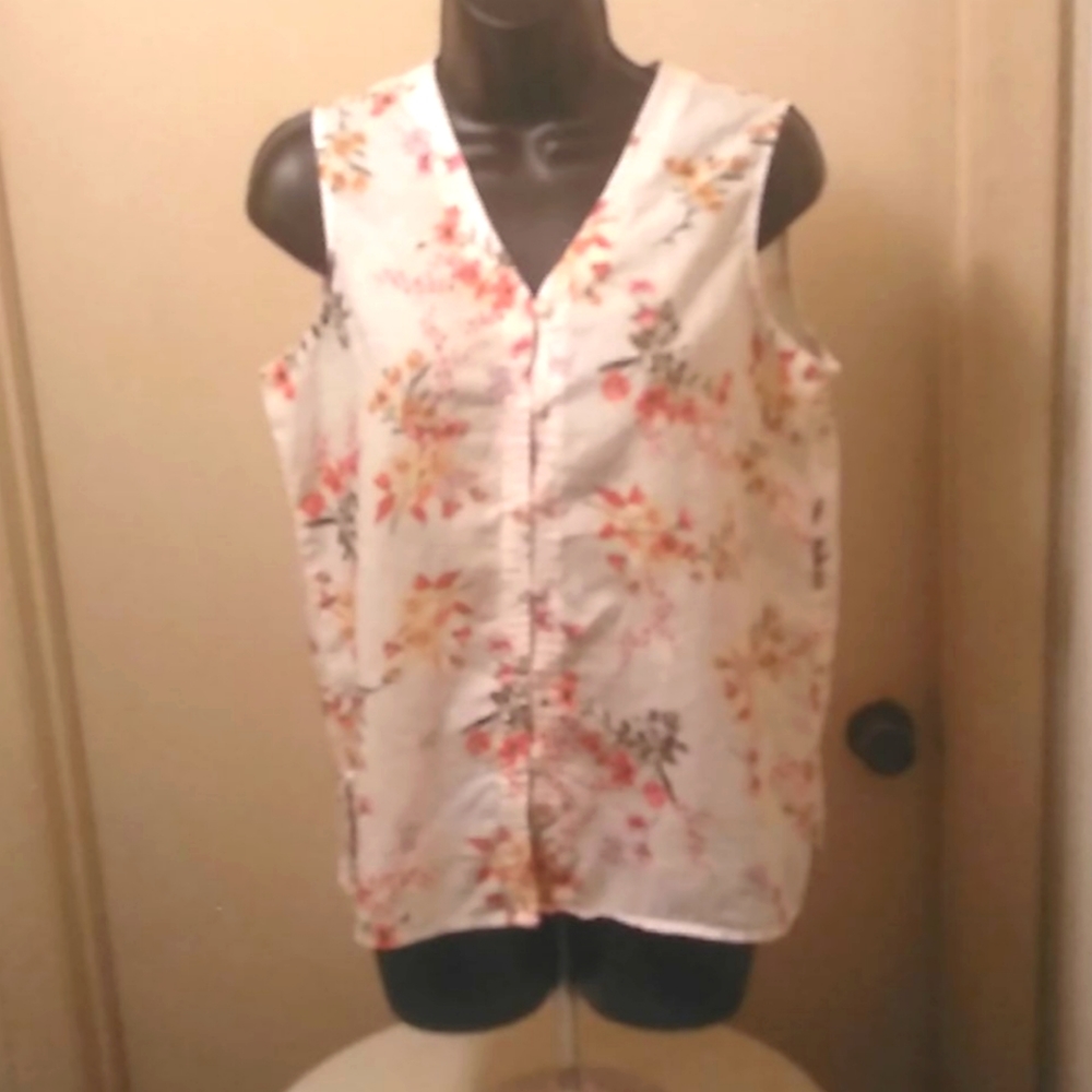 Liz Claiborne Print Top